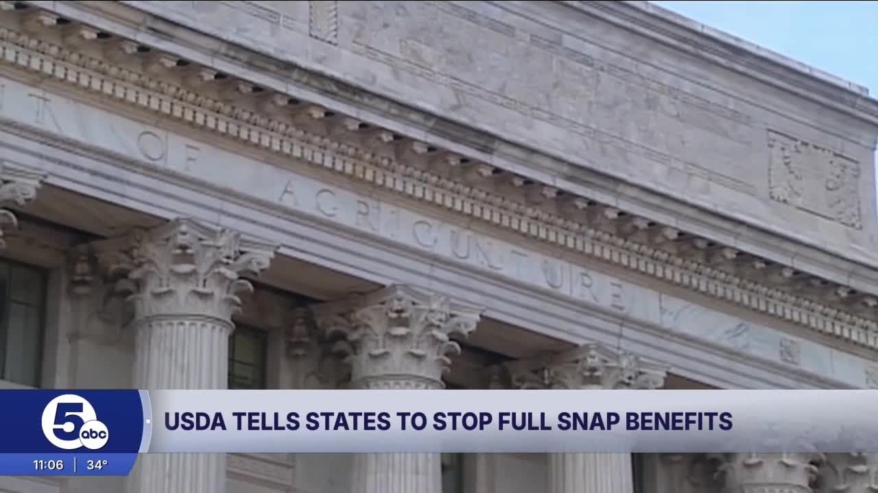 USDA orders states to make partial SNAP Payments