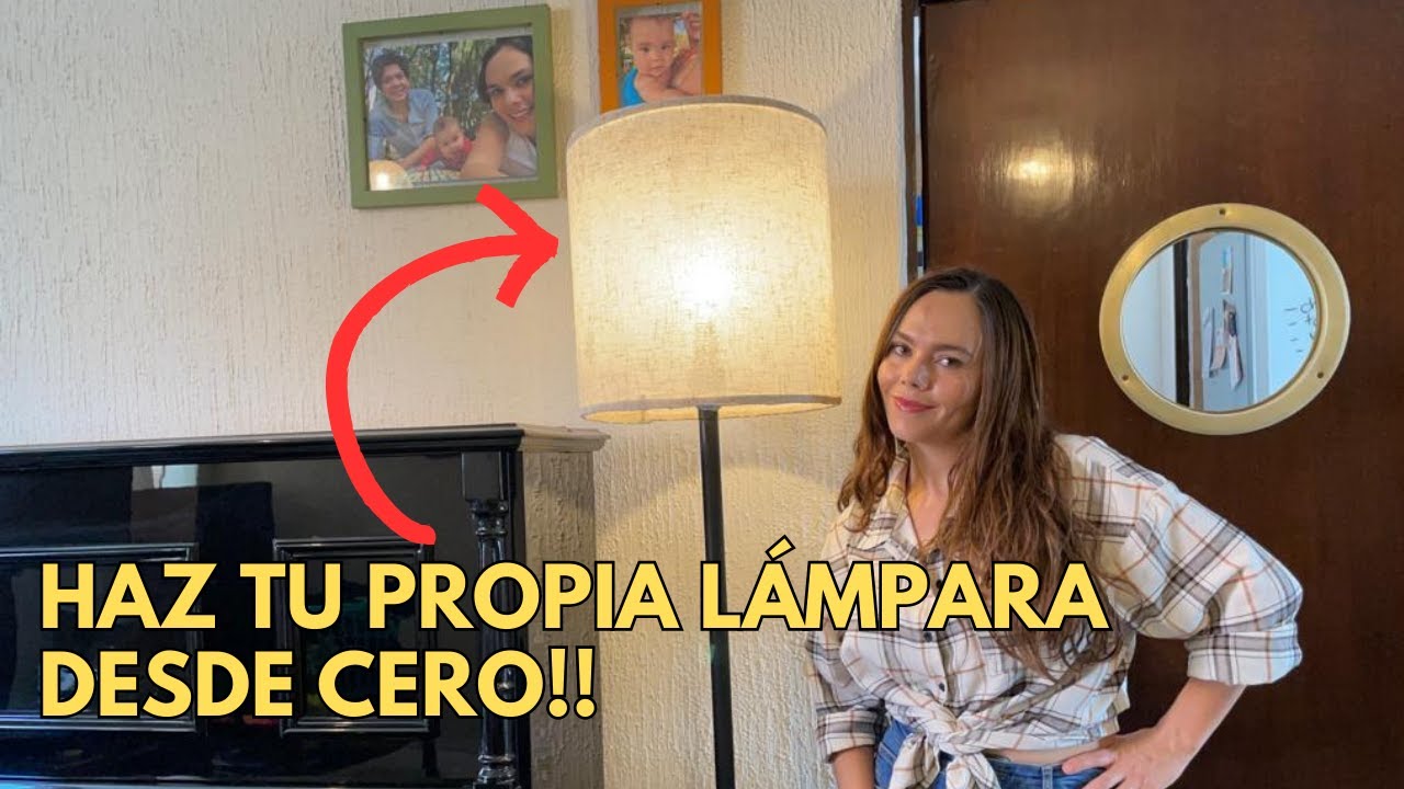 CÓMO HACER LÁMPARA DE PIE parte 2 | DIY LAMP
