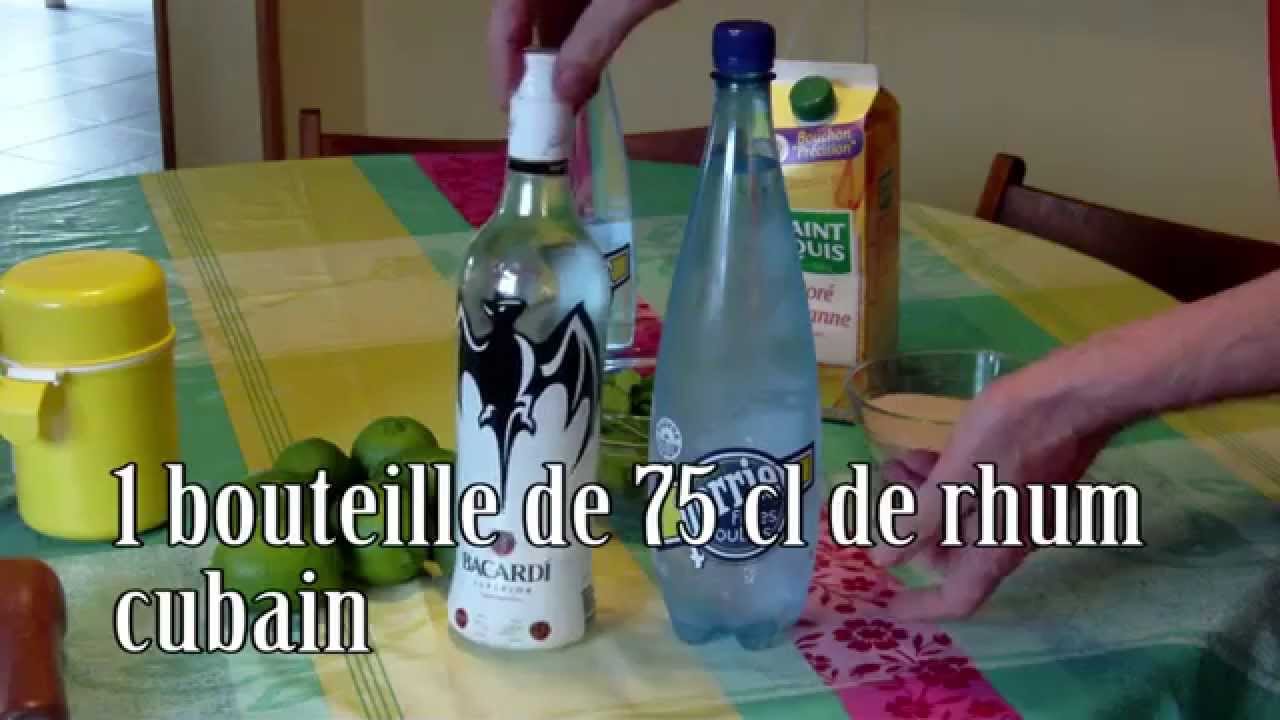 Comment faire un mojito pour un groupe de 10 personnes - Recette mojito cocktail