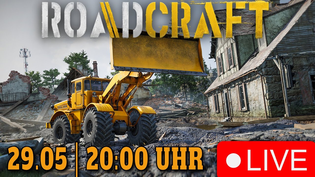 🚧ROADCRAFT LIVESTREAM🚧 Aufzeichnung vom 29.05.2025🚧 OFFROAD BAU-SIMULATOR