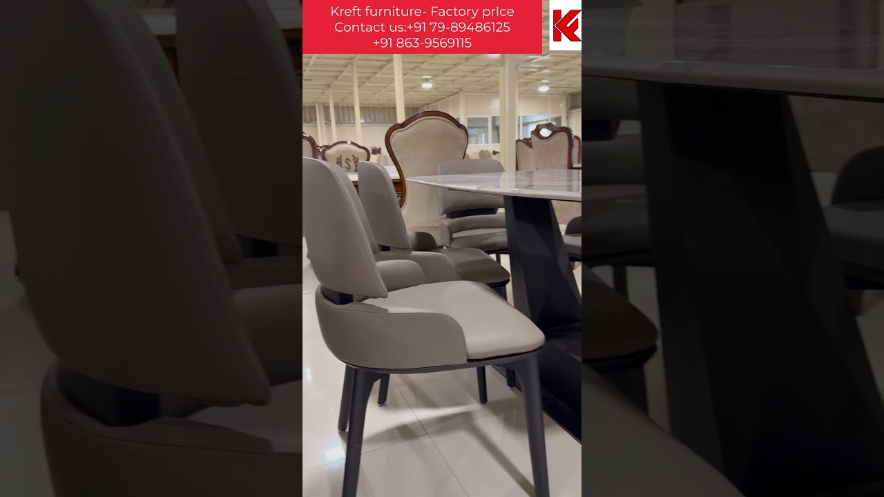 Luxury Imported Dining Table at Unbeatable Price | Best Dining Table in Hyderabad | Kreft Furnit