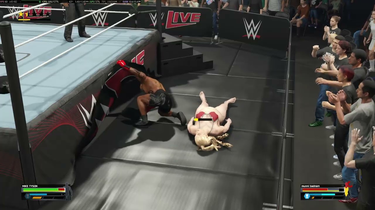 Майк Тайсон против Мунни Баднама 😱 | Матч мечты в WWE 2K25 – Когда сила встречается с чистой дерз...