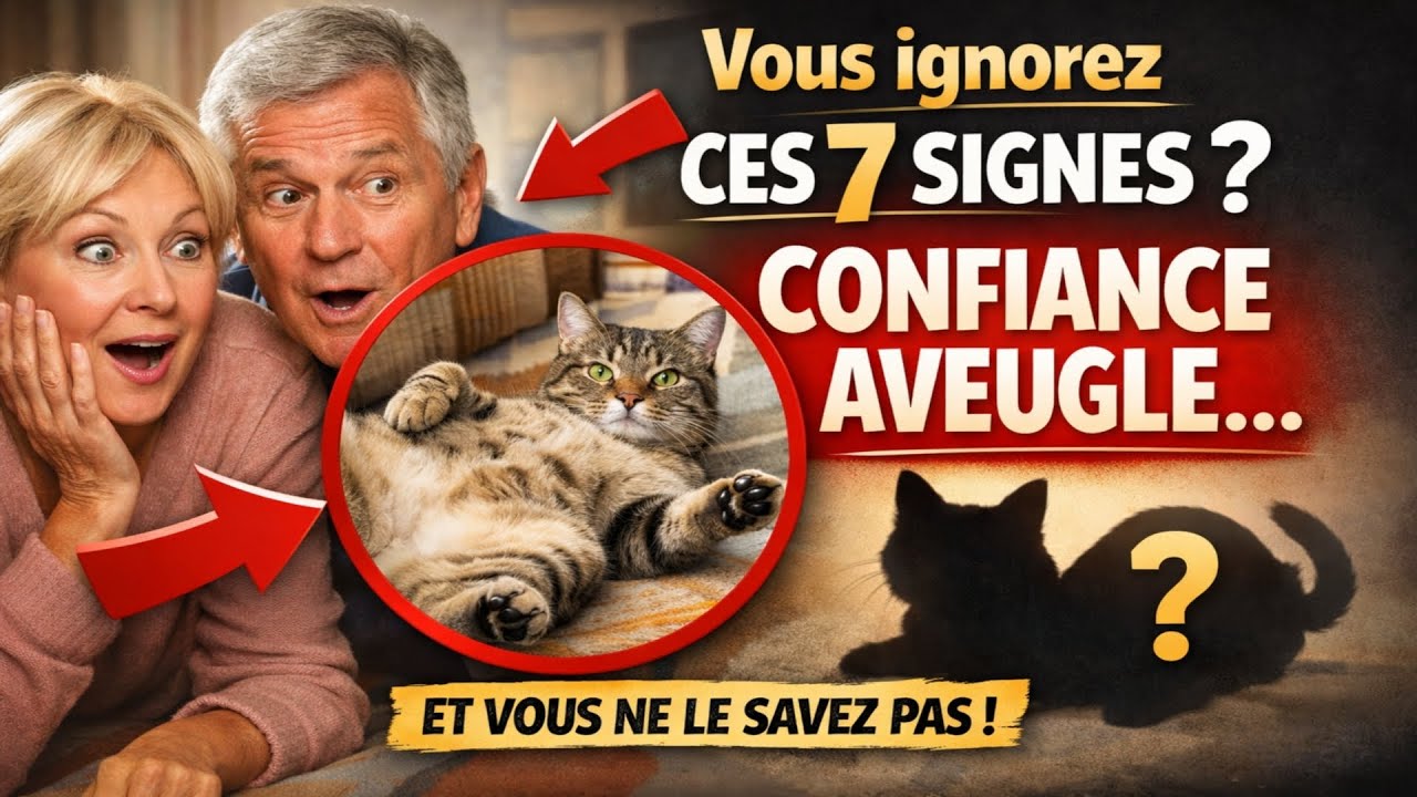 Vous ignorez ces 7 signes ? Votre chat vous fait une CONFIANCE AVEUGLE et vous ne le savez pas ! 😼