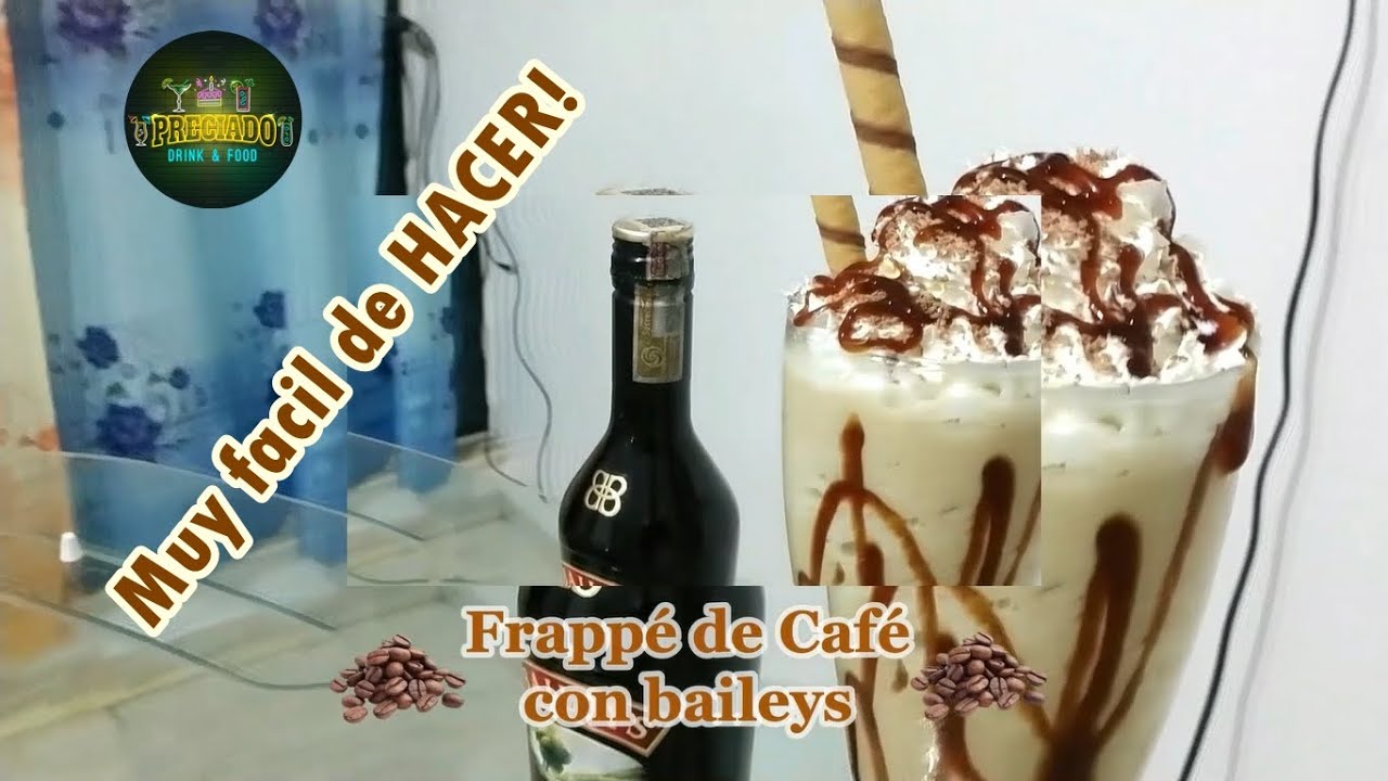 Frappé de Café  ☕ con crema de whisky Baileys 😋