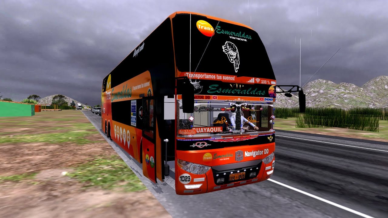 BUS ZHONTONG DD//ESKIN ESMERALDAS//MAPA BABAHOYO//PROTON BUS SIMULADOR//
