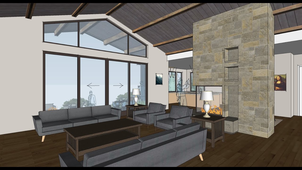 Woodside Traditional Home and ADU for Lisa&Steve  - #3dmodeling #4