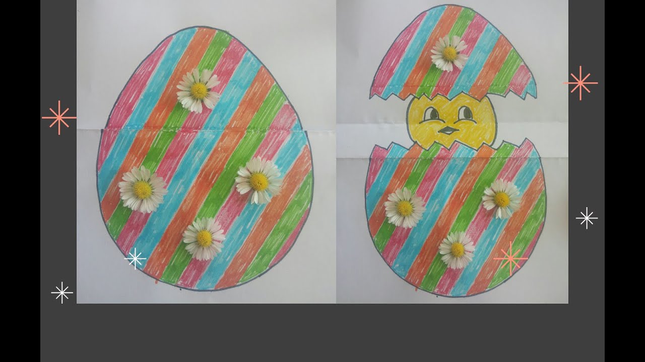 Comment dessiner : un Oeuf de Pâques facile [spécial Pâques] Funny easter egg / chick drawing