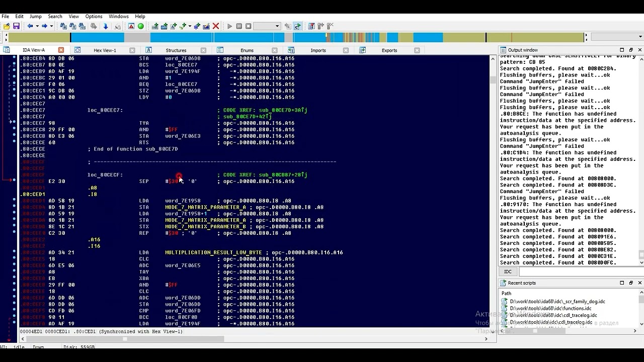 Justice League Task Force (SNES) disassembly till the cheat found