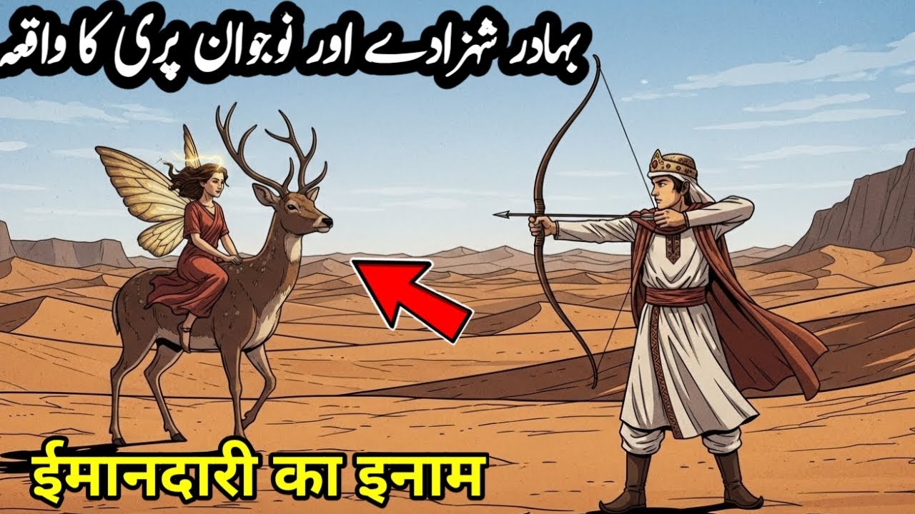 Bahader Shahzada our Nojwan Pari ka waqia - ईमानदारी का इनाम - Moral Story in Urdu