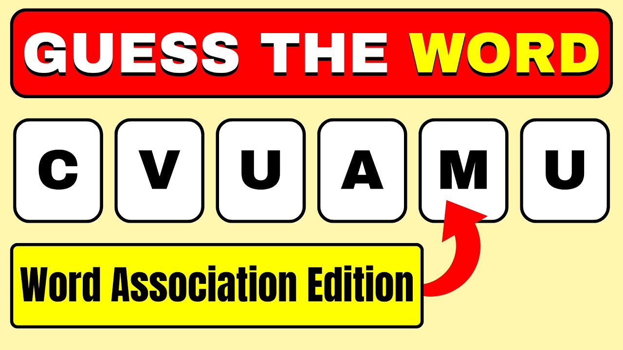 Guess The WORD | Scramble Word Challenge Round 32 By Mindful Mosaic 2.0 | Word Association Edition