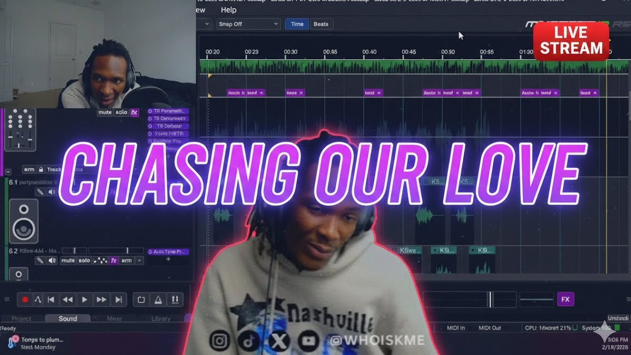 Creating “Chasing Our Love” From Scratch on Stream