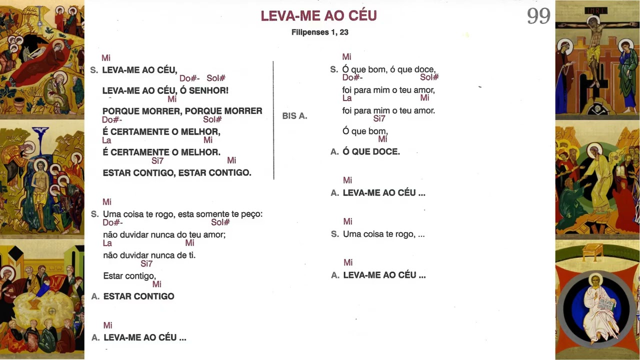 LEVA ME AO CÉU (PRÉ-CATECUMENATO - BRANCO)