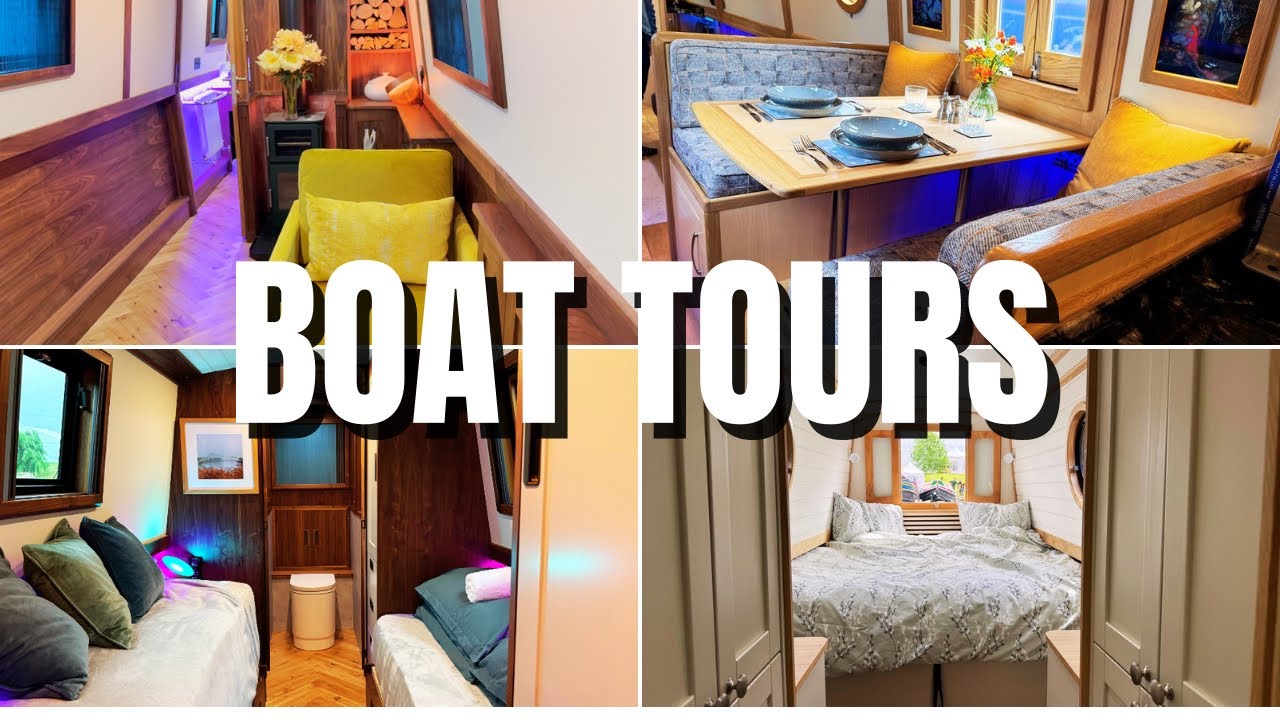 Look INSIDE The NARROWBOATS | Boat Tours Crick Boat Show 2025 Ep 150