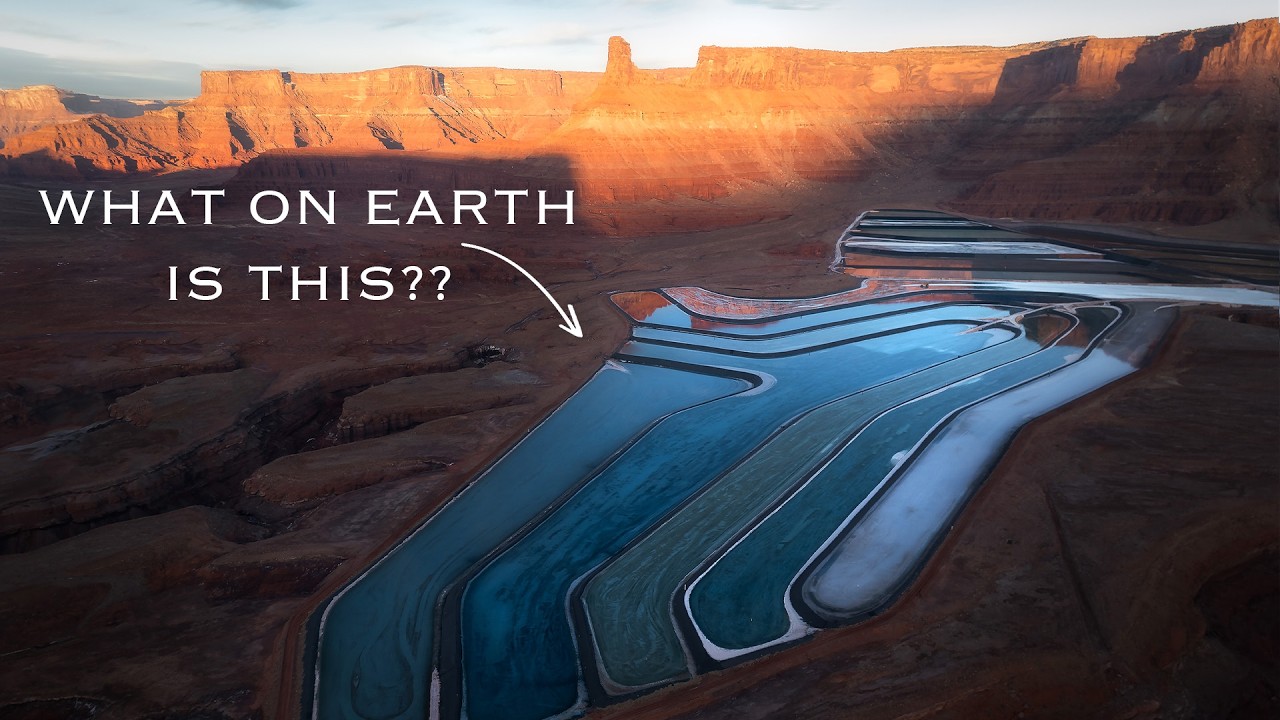 What Are they?? // Moab Utah Potash Solar Ponds // WHY are they there?? // Utah Desert Blue Pools