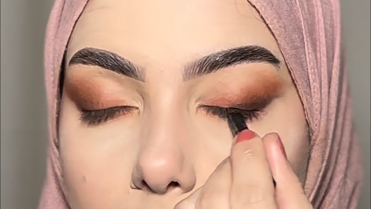 ميك اب تقيل جدا بالتفصيل الملل والله ❤️
