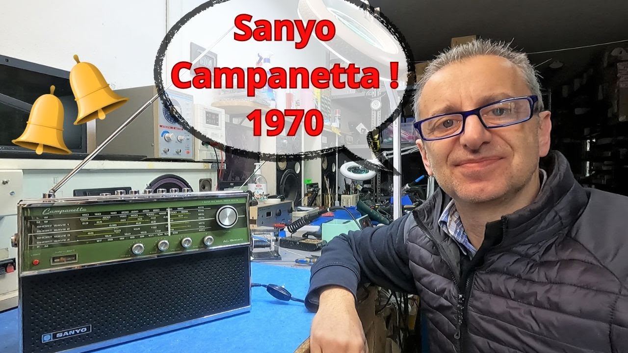 Riparo una radio Sanyo Campanetta