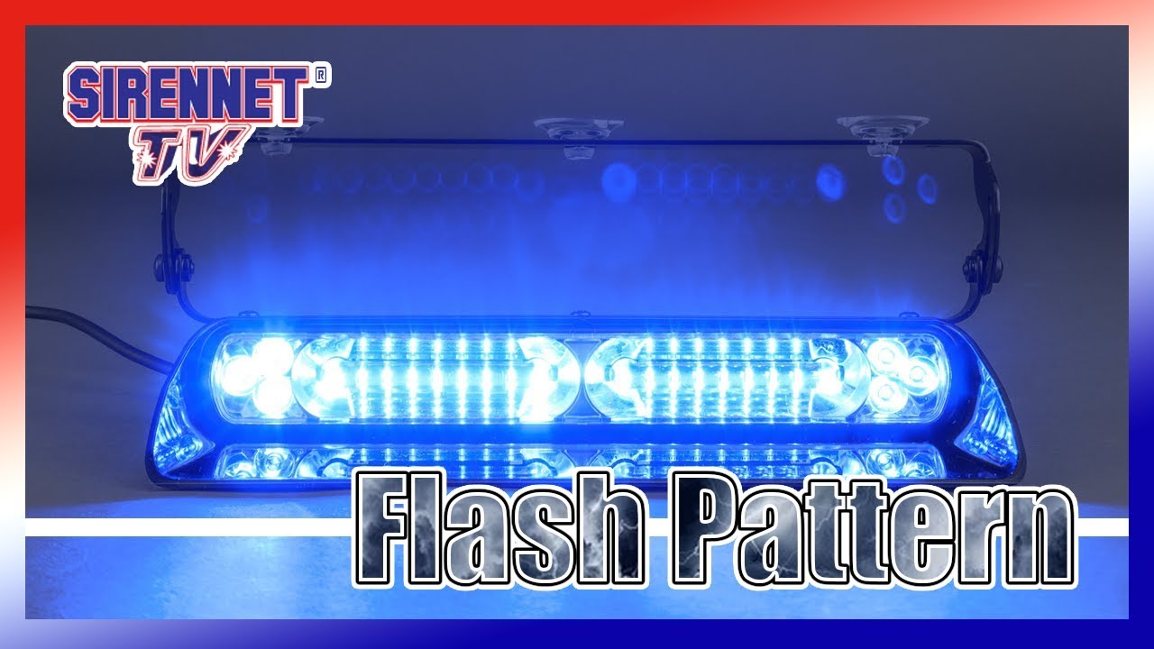 Flash Pattern: Whelen Avenger II SOLO Combo Linear/TIR Dual LED Dash/Deck Light
