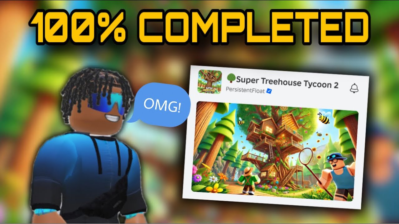 Building a BEAUTIFUL TREEHOUSE in Roblox Super Treehouse Tycoon 2