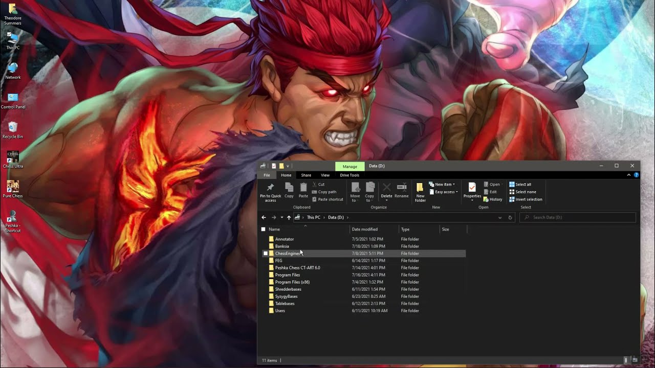 Arrange panels and set up themes