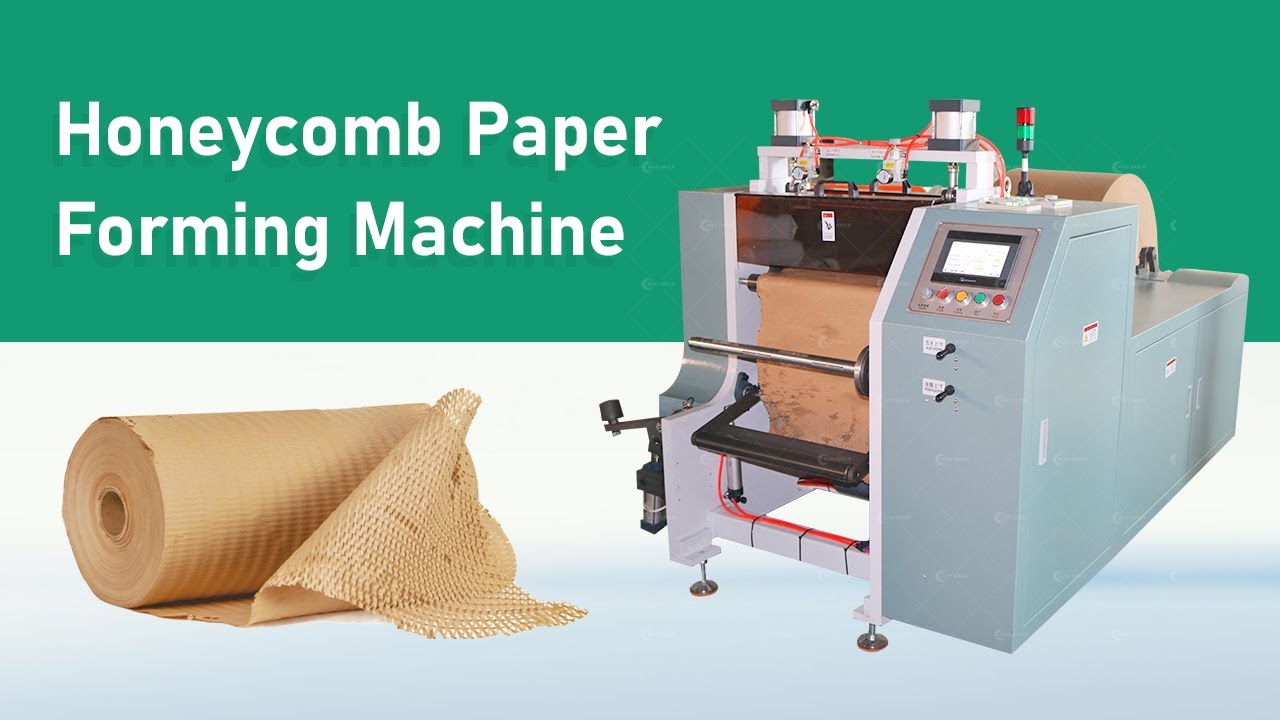 Honeycomb Paper Forming Machine | Cushion Paper Wrap Making Machine