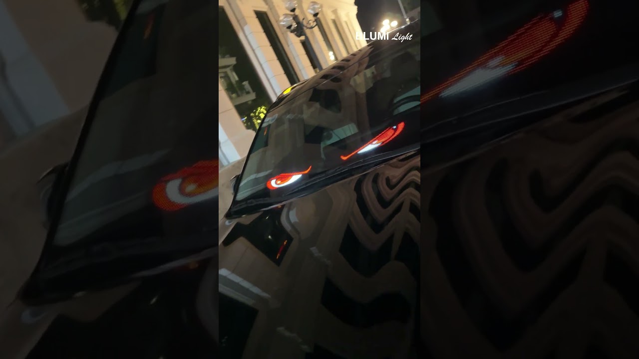 Devil eye led flexible display screen | BLUMI Light #car #carledlights #caraccessories #devileye