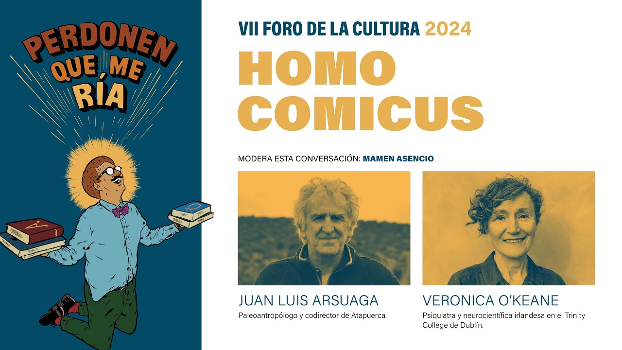 Homo comicus. Con Juan Luis Arsuaga y Veronica O'Keane