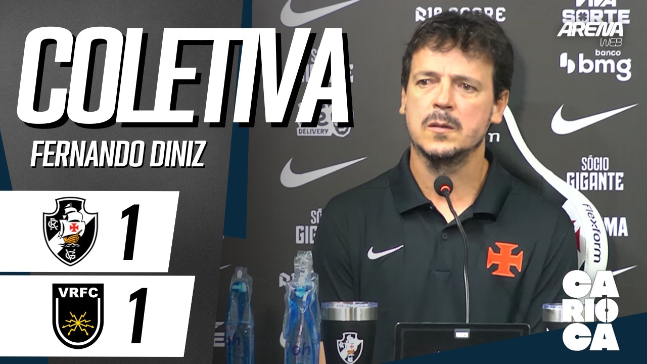 COLETIVA FERNANDO DINIZ | AO VIVO | Vasco x Volta Redonda - Carioca 2026
