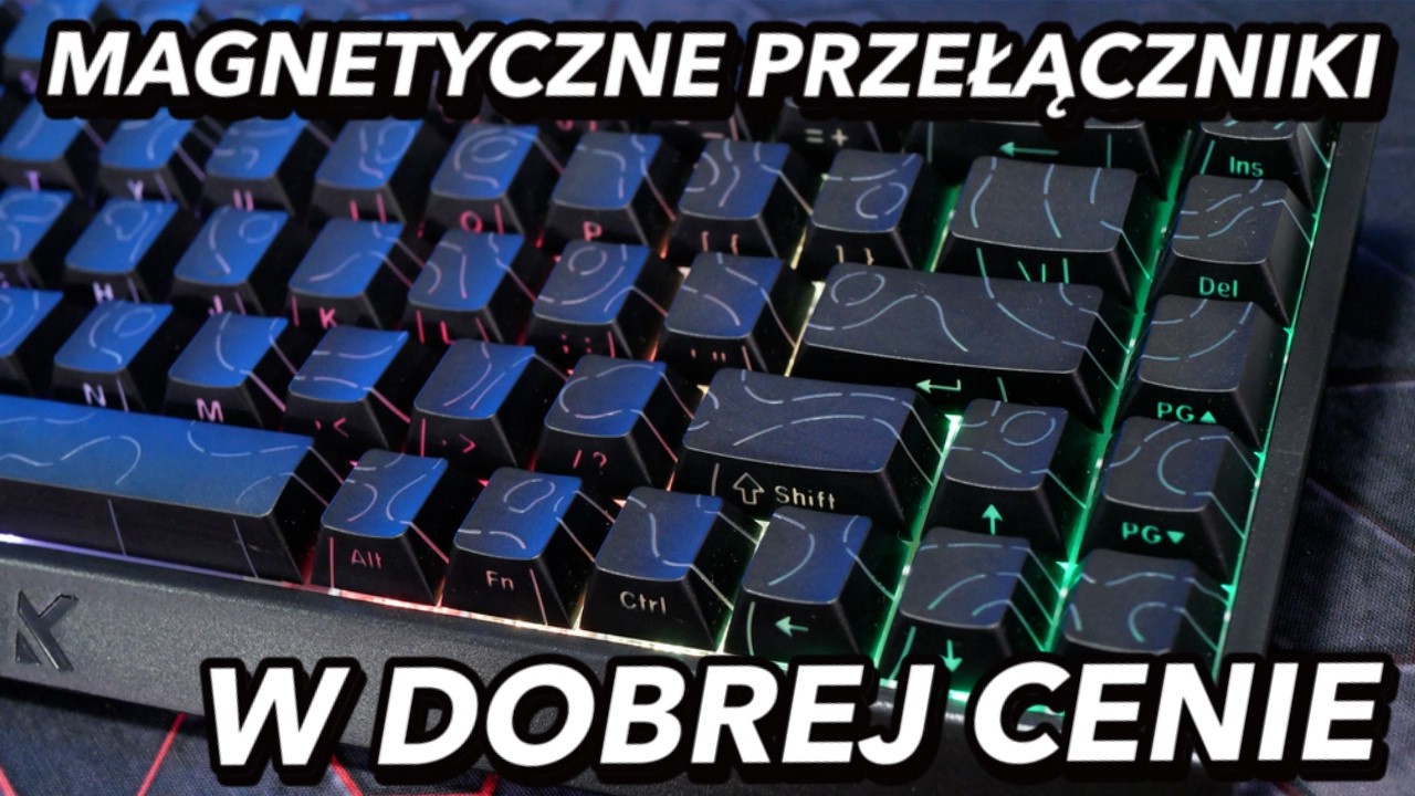 Klawiatura z przełącznikami magnetycznymi w atrakcyjnej cenie - MCHOSE MC-ACE68-18