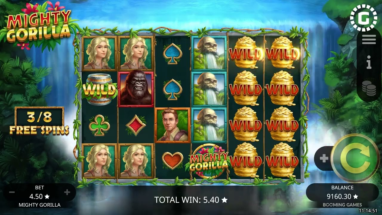 Mighty Gorilla by Booming Games Slot Features | GamblerID