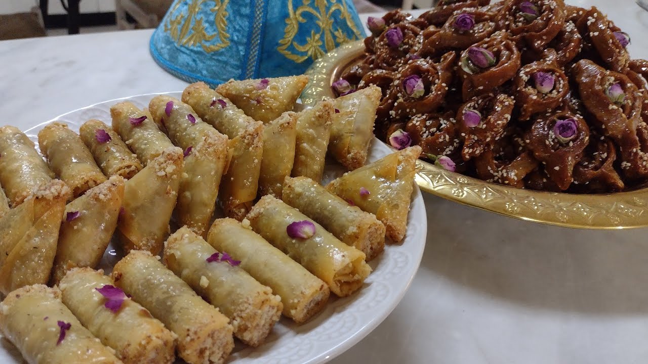 Almond sweets special for Ramadan - Dulces de almendras especial para Ramadán
