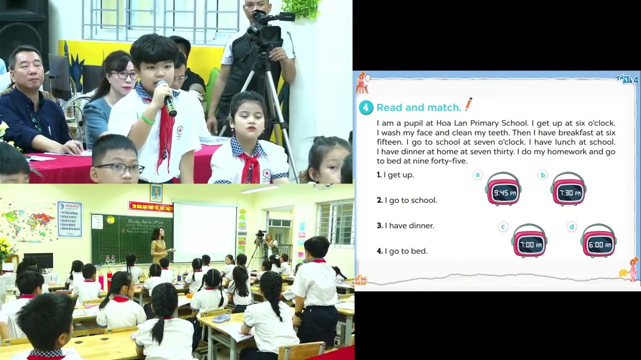 Chuyên đề Tiếng Anh lớp 4 CT GDPT 2018 của TP Hà Nội, thực hiện tại trường Tiểu học Kim Sơn, Gia Lâm