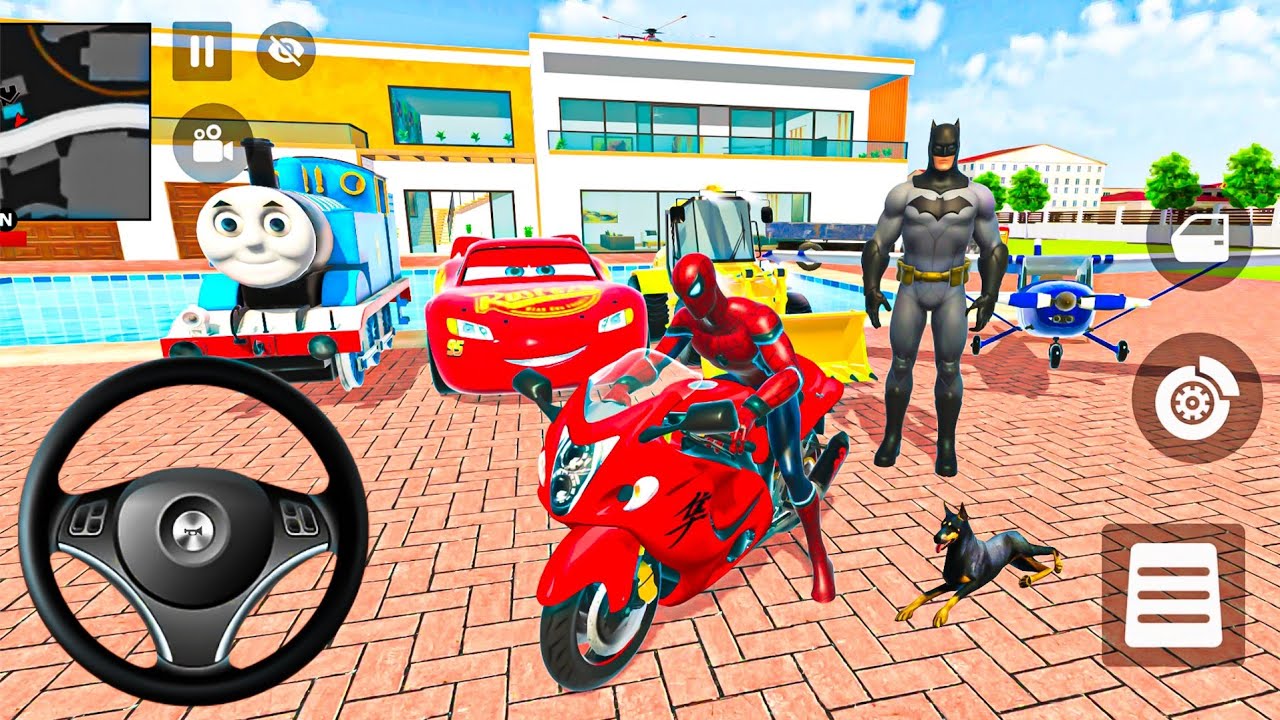 Modified Police Car 🚨 Gangster Life in Indian Streets | Open WorldGame game for android ❤️