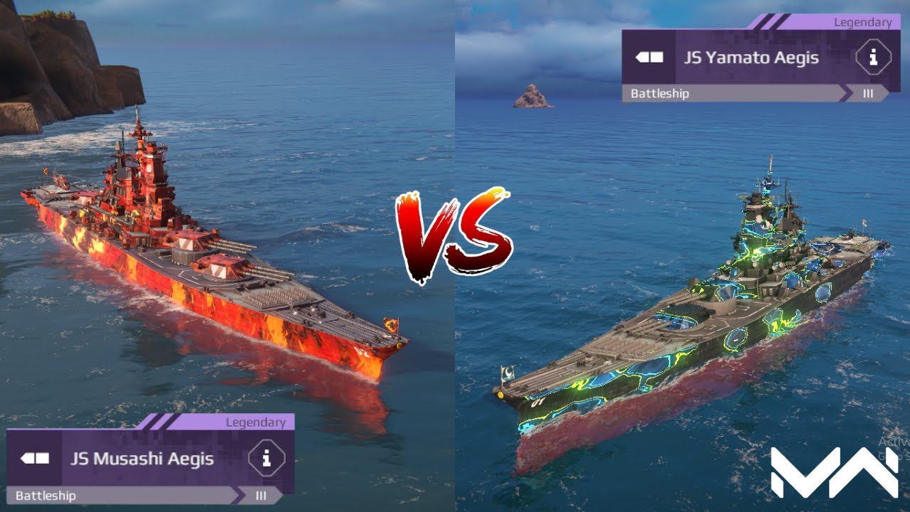 JS Musashi Aegis vs JS Yamato Aegis - Which one is Better? - 