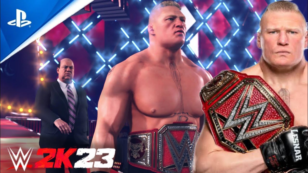 WWE 2K23 Brock Lesnar ‘18 w/ Paul Heyman Official Entrance