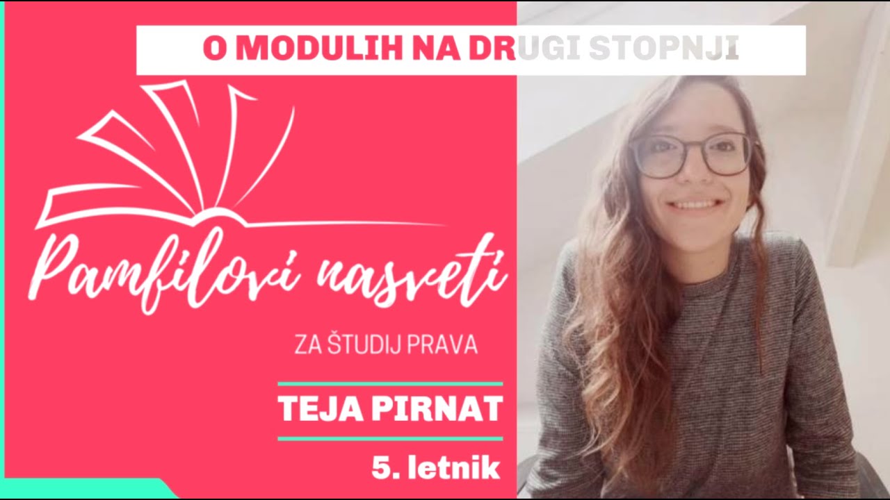 Pamfilovi nasveti za &scaron;tudij prava - O IZBIRI MODULA NA II. STOPNJI
