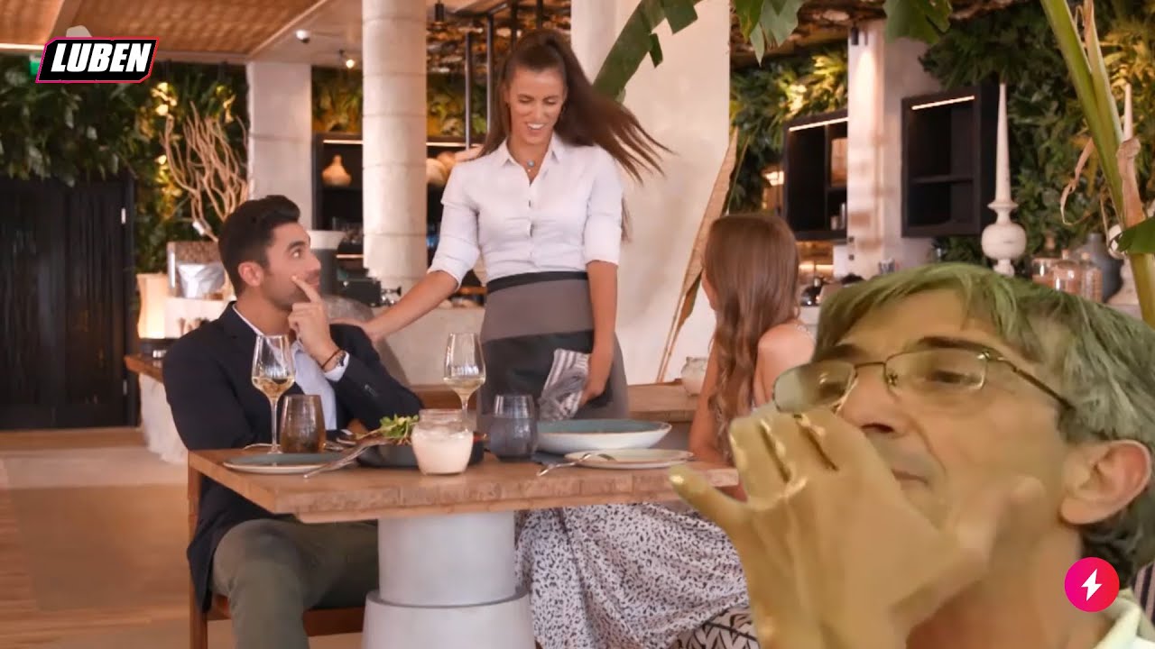 Σερβιτόρα την πέφτει στον Bachelor - τον γειώνει ο Μπάμπης από Εφιάλτη στην Κουζίνα  | Luben TV