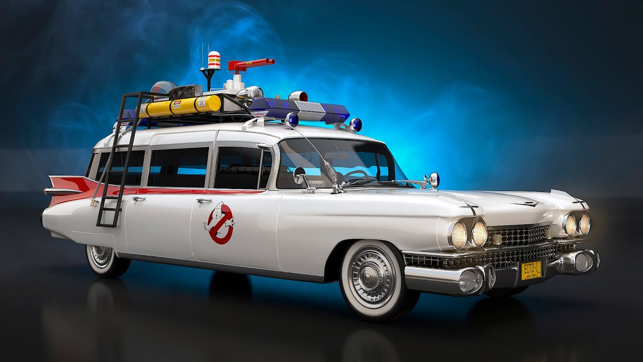 5-й выпуск... Мини ЮБИЛЕЙ!!! Jada toys 1/32, Cadillac Miller-Meteor 1959, Ecto-1