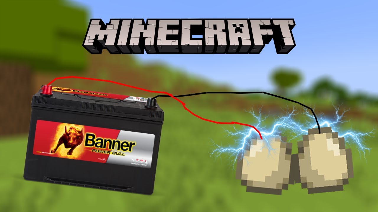 PRZYCZEPIŁEM AKUMULATOR DO JAJ w MINECRAFT (sznur, wyciek gazu, kowadło)
