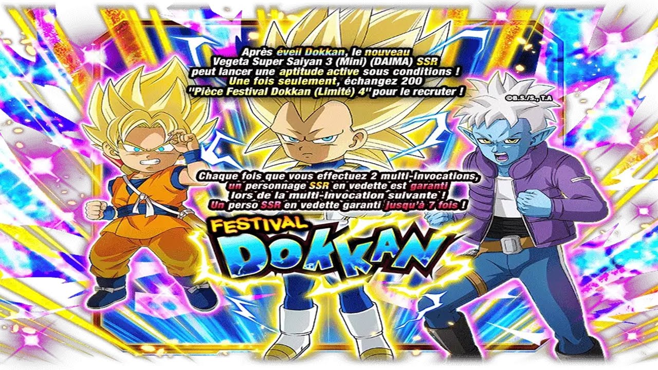Invocations Dokkan Battle | Invocations Vegeta SSJ3 (Mini) (Daima)