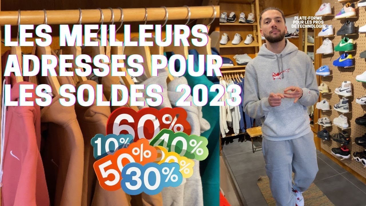 Sélection des meilleurs magasins pour faire les SOLDES à Paris (Sneakers/Vêtements streatweer)