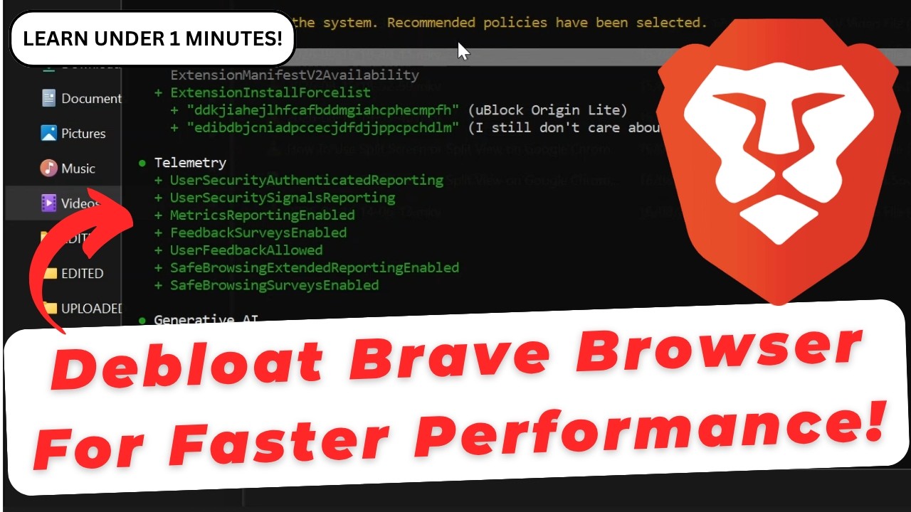 Как ускорить Brave Browser, удалив лишнее! NVFP4