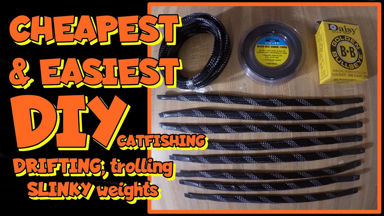 DYI Catfish Drifting Weights   Trolling Weights
