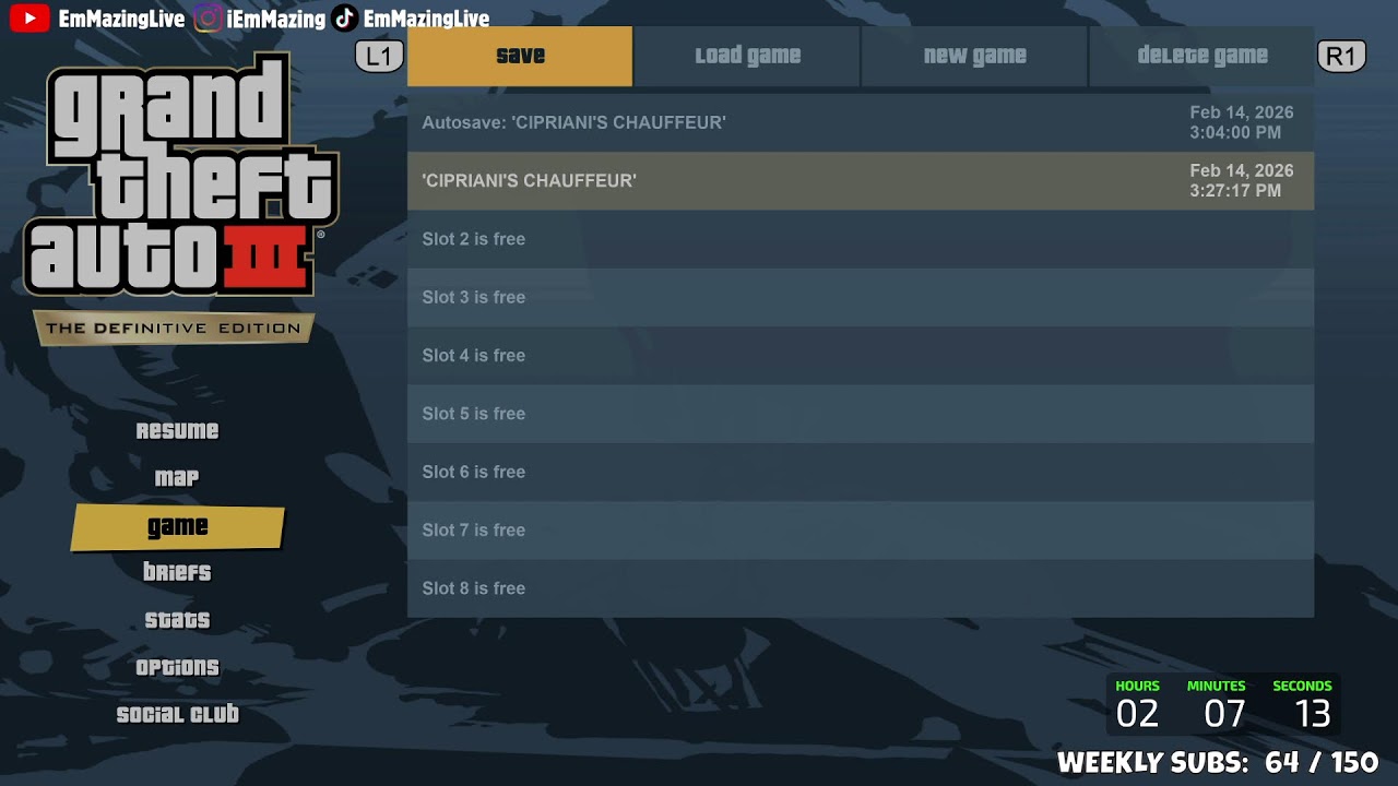 GTA 3 STORYLINE LIVE GAMEPLAY🔥