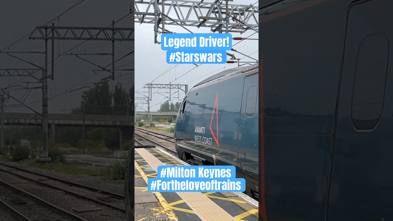 *Legend* Avanti West Coast Class 390 Driver departs in style!
