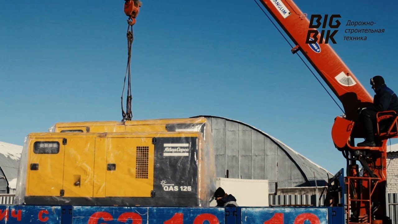 100 кВт МОЩЬ. ДИЗЕЛЬ-ГЕНЕРАТОР QAS 125 Atlas Copco.