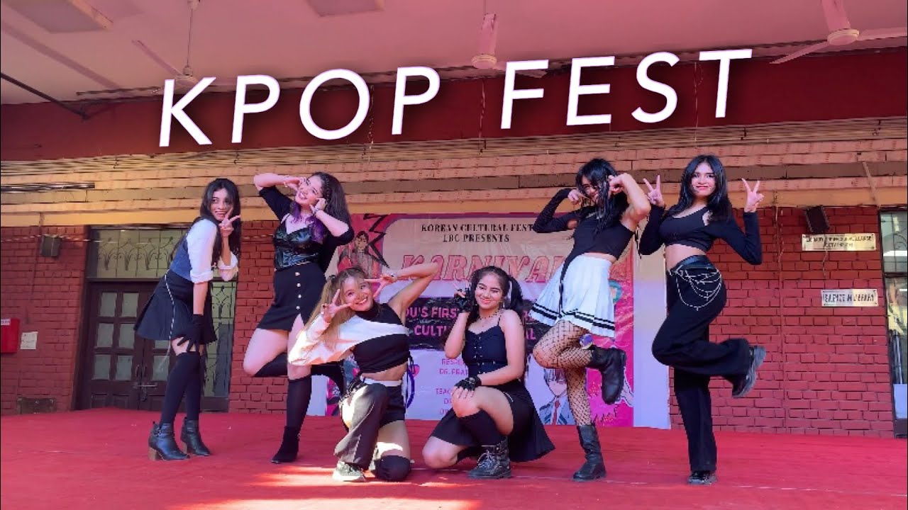 KPOP IN PUBLIC PERFORMANCE by OUTKASTS @ Lakshmibai College | India's FIRST DU K-Fest [🇮🇳]