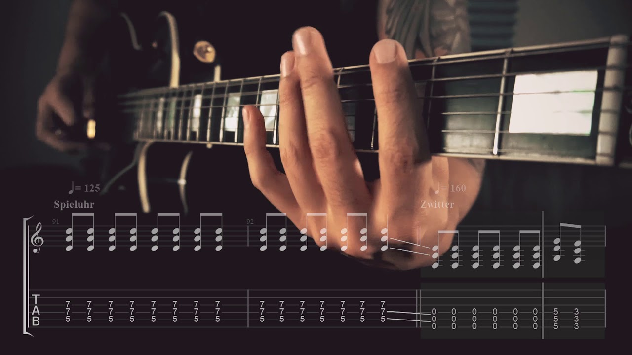 80 Rammstein Guitar Riffs in 8’