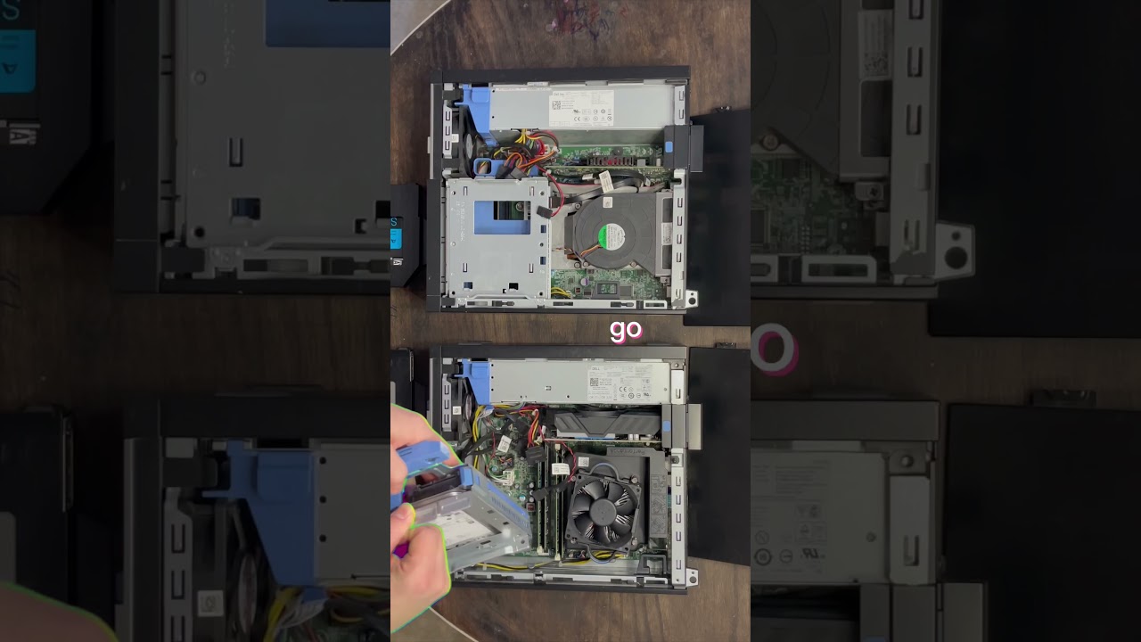 Dell makes it easy to swap hard drives