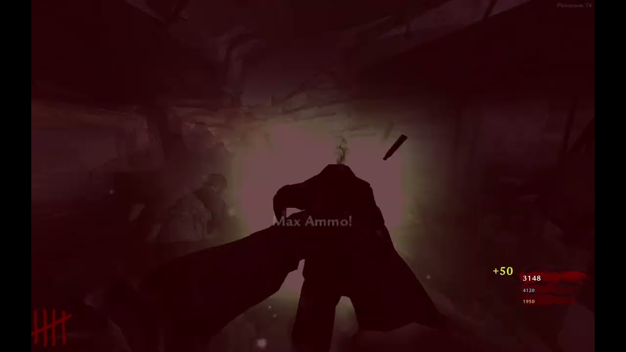 WAW Nacht Der Untoten 3 player FIRST ROOM