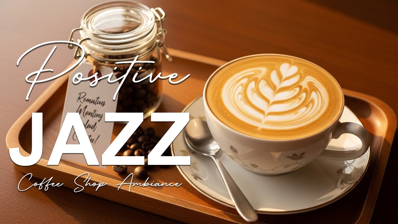 Positive Jazz ☕ Coffee Shop Ambiance - Positive Bossa Nova Instrumental for Relaxing
